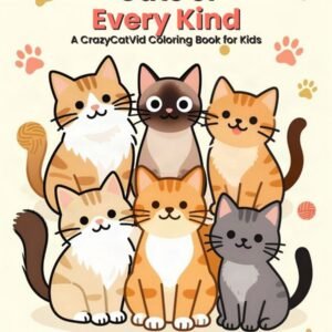 Cats of Every Kind: A CrazyCatVid Coloring Book for Kids (PDF)