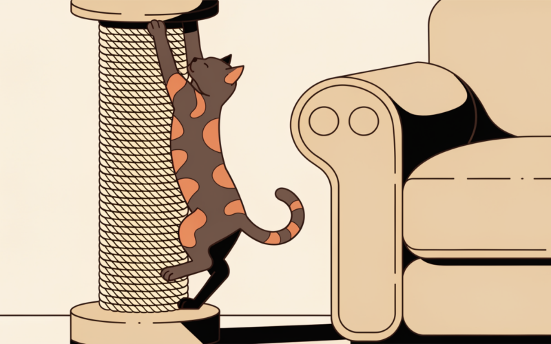 best cat scratching post save couch
