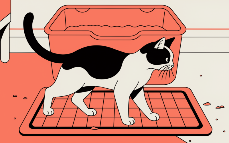 how to stop cat litter tracking