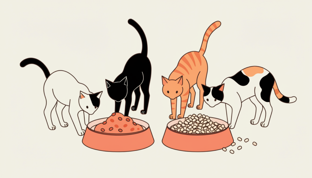 wet vs dry cat food