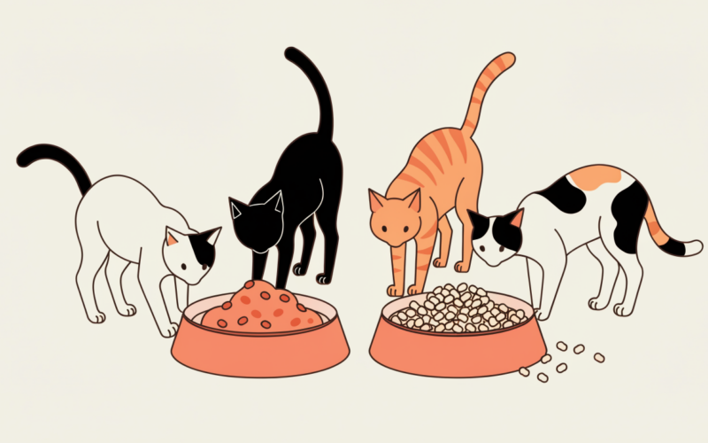 wet vs dry cat food